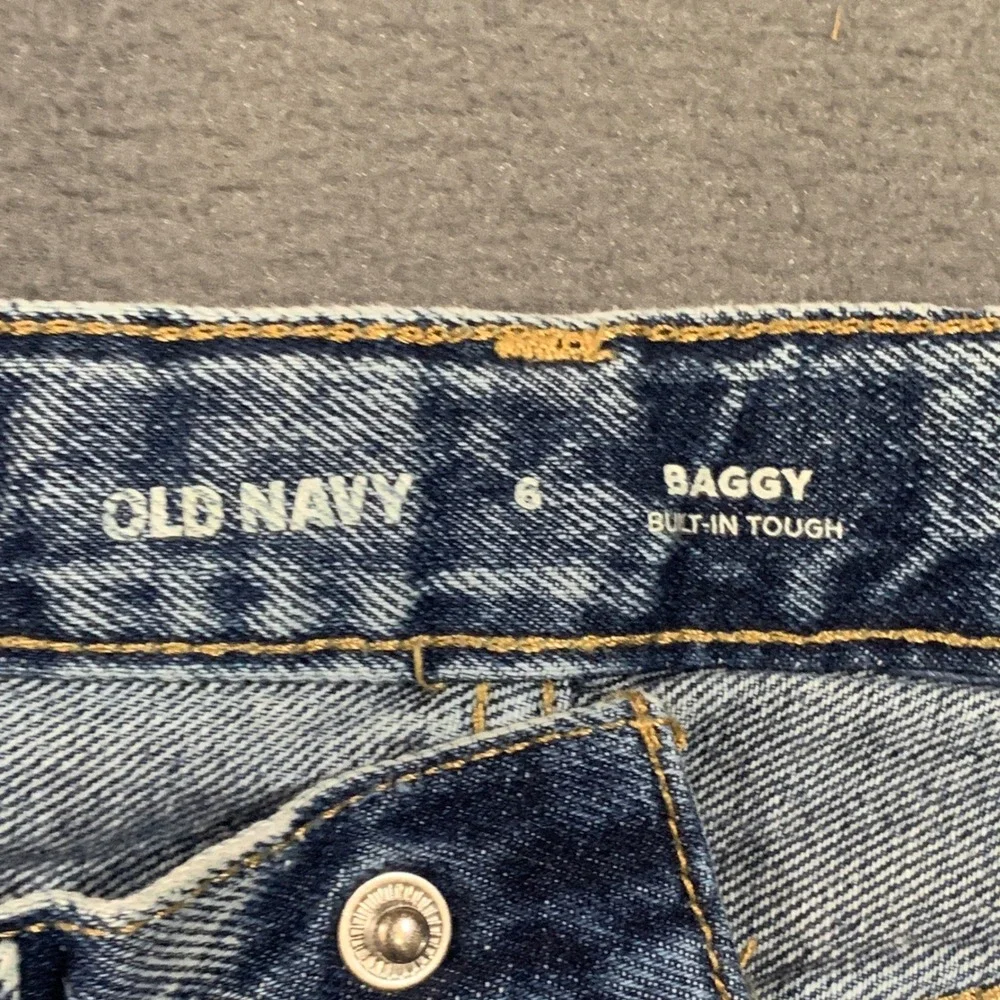 Old Navy Baggy Built Tough Jeans Boys 6 Bundle Carpenter Utility Denim 2pk 90s